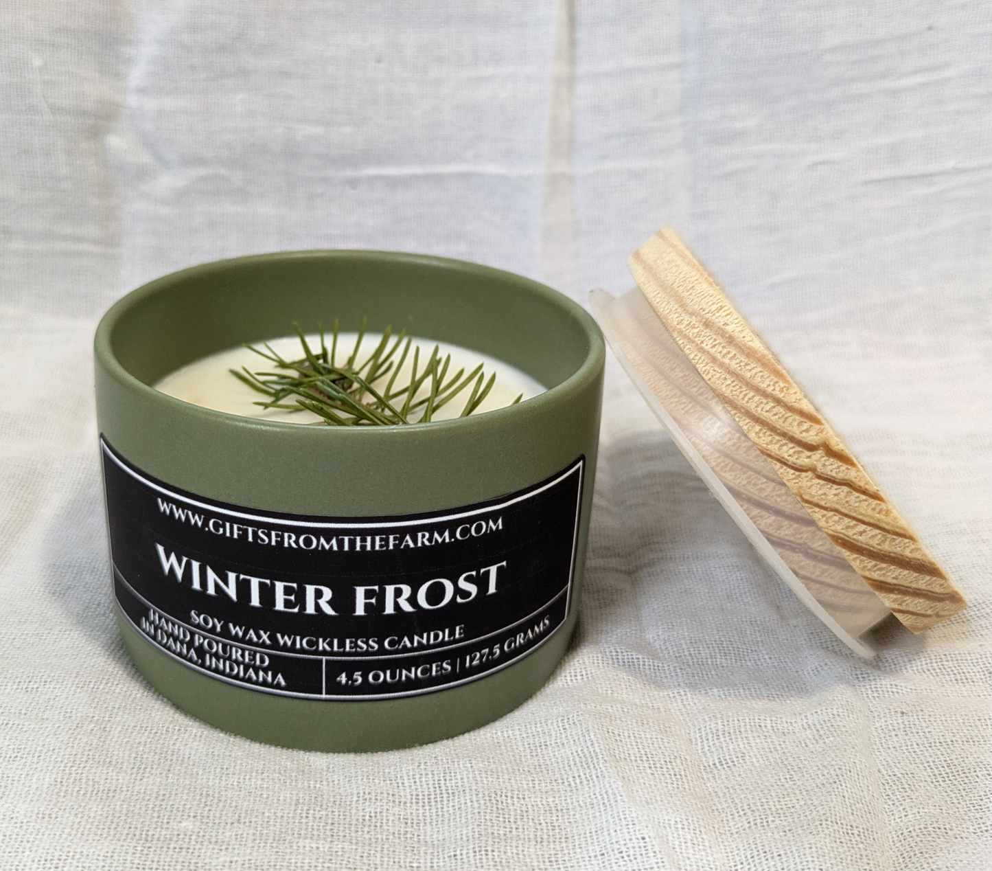 Winter Frost Wickless Candle