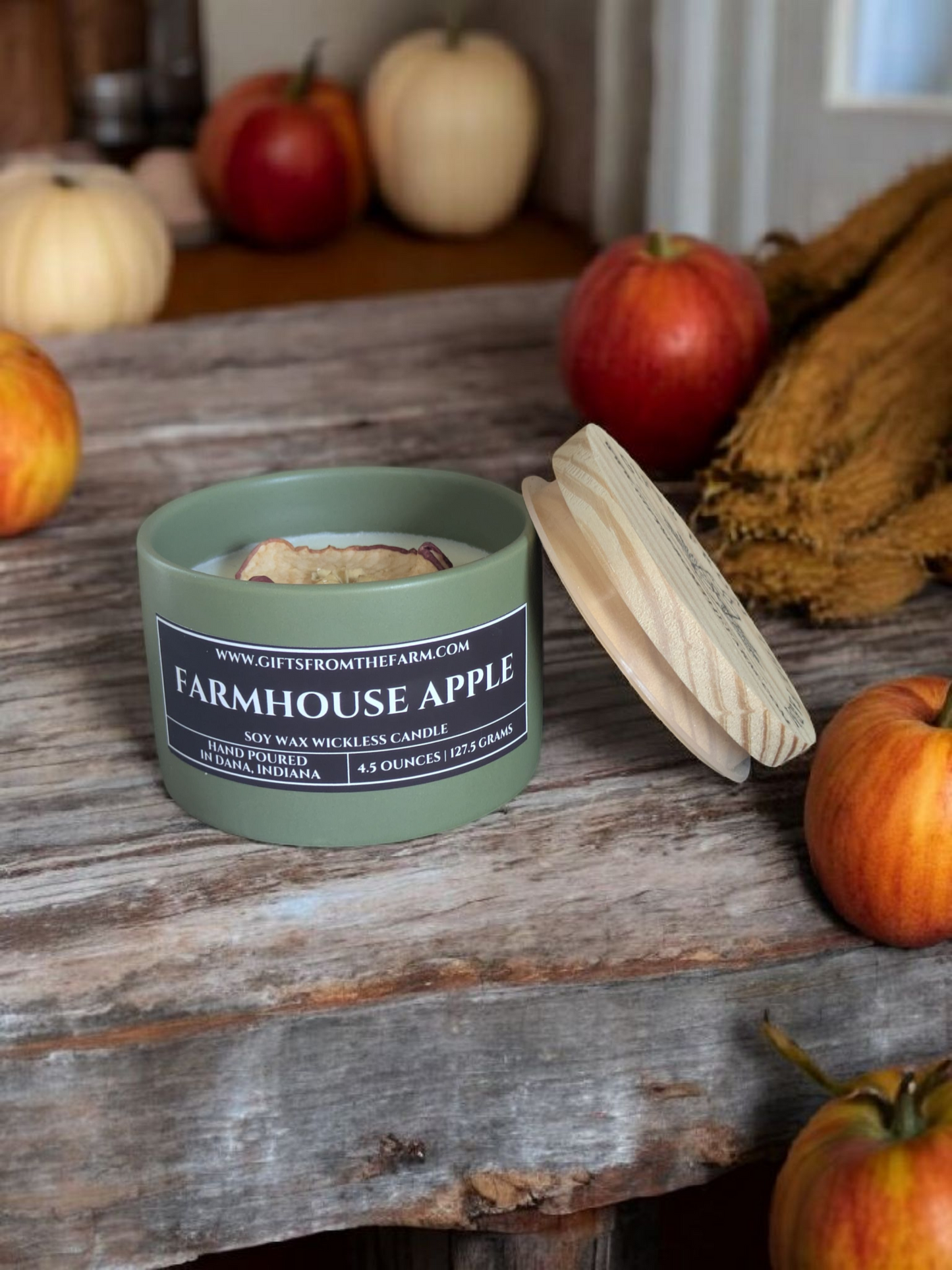 Farmhouse Apple Wickless Candle
